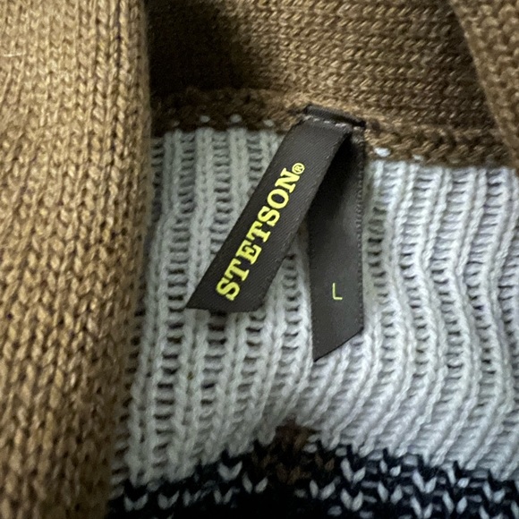 Stetson Womens Santa Fe Belted Sweater - Picture 3 of 6